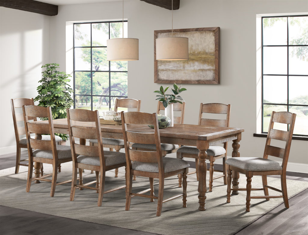 9 Piece Jordan Dining Set imagiohome